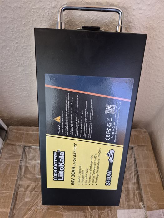 POSEZONOWA WYPRZEDAŻ Bateria 30 Ah, 60V,  akumulator do skutera elektrycznego, hulajnogi