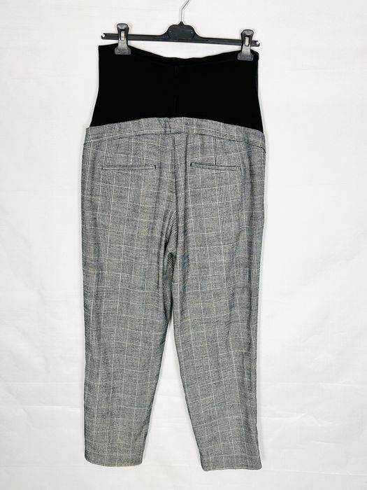 Spodnie ciążowe w kratkę M 38