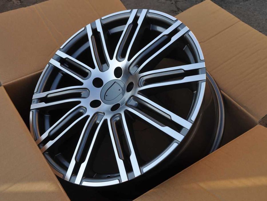 Szare felgi R21 5x112 Porsche Macan od FELGOCAR