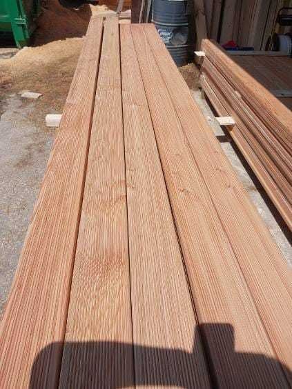 DESKA Tarasowa Modrzew Ryfel lub Gładka