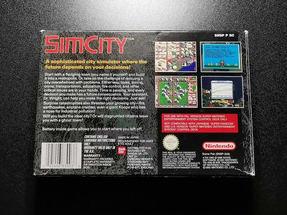 Super Nintendo SimCity