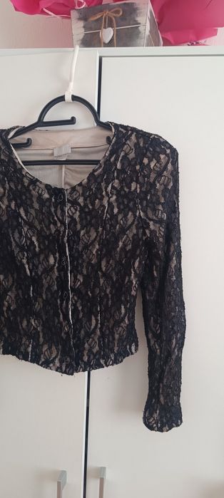 Bolerko koronkowe h&m 34 XS marynarka