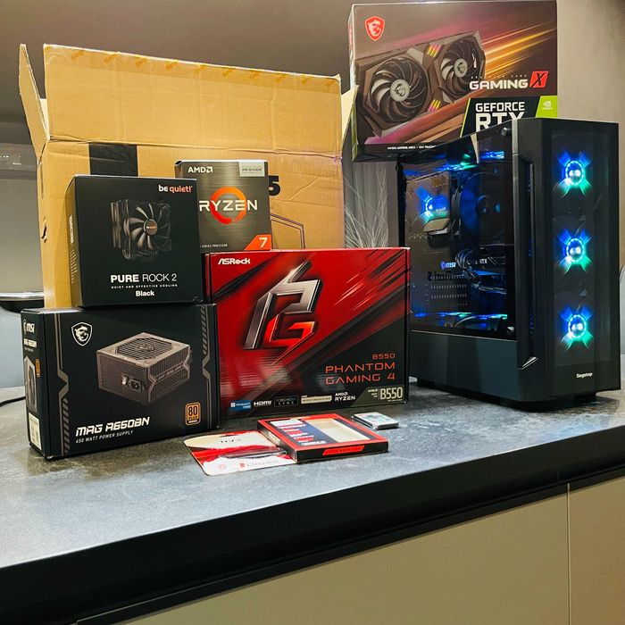 PC Gaming Ryzen 7 5800X3D, RTX 3060 Ti, 32GB DDR4