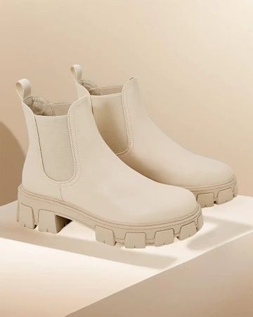 2 KOLORY 36 37 38 botki 39 40 41 workery wsuwane na grubej podeszwie