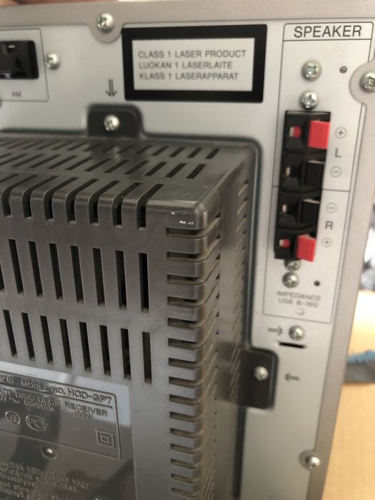 Vendo aparelhagem SONY CMT-GP7