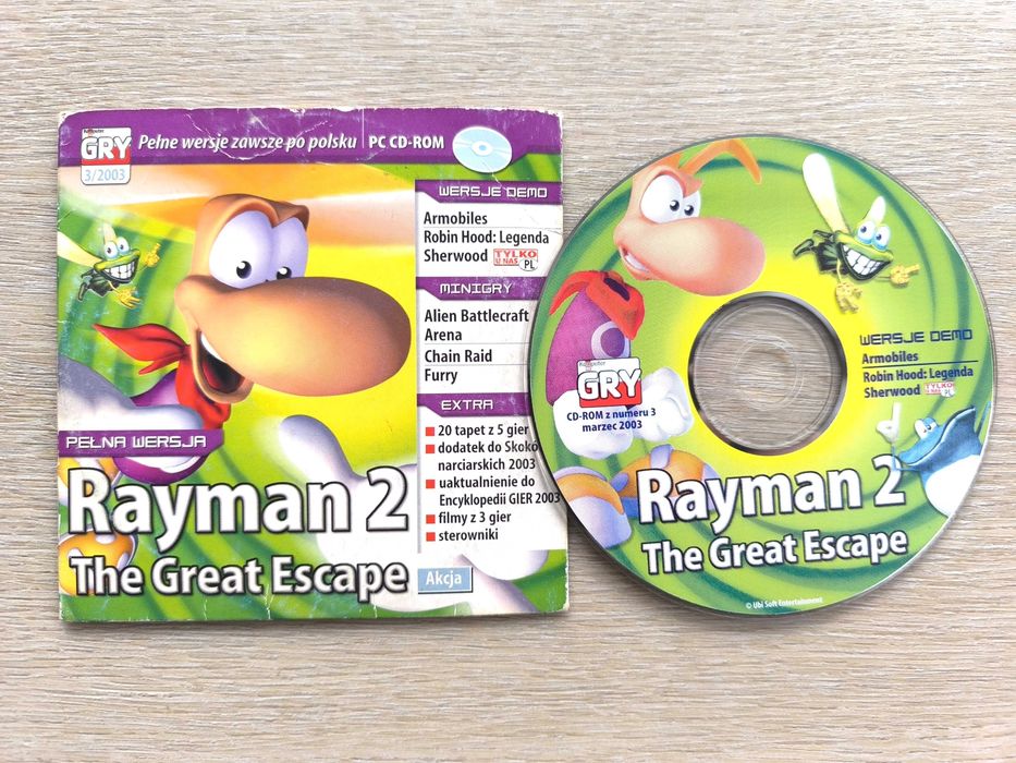 Rayman 2 Wielka Ucieczka (The Great Escape) [PC] (POLSKA WERSJA)
