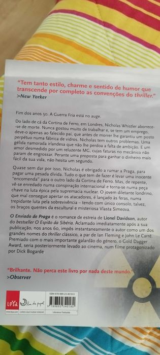 Livro Enviado de Praga