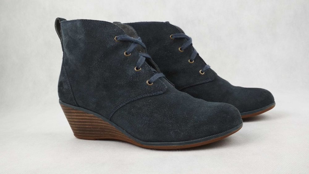 TIMBERLAND Earthkeepers Buty Botki Na Koturnie Skórzane Roz. 38