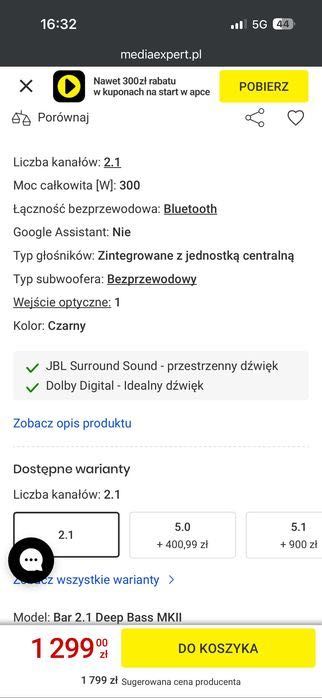 Soundbar JBL BAR BASE Mk2