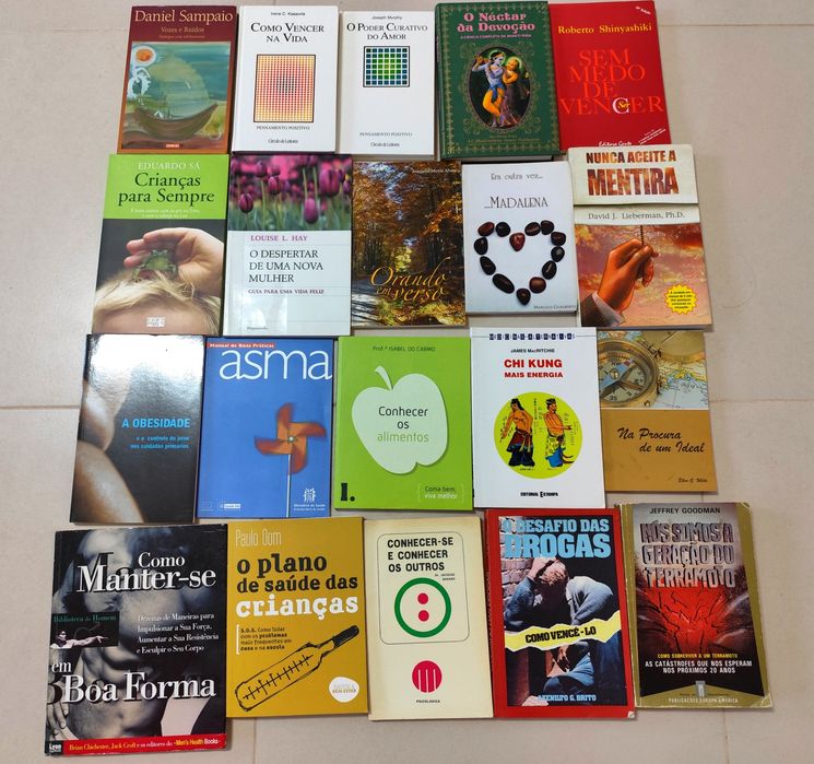 Lote de Livros Espirituais / Auto-Ajuda / Saúde