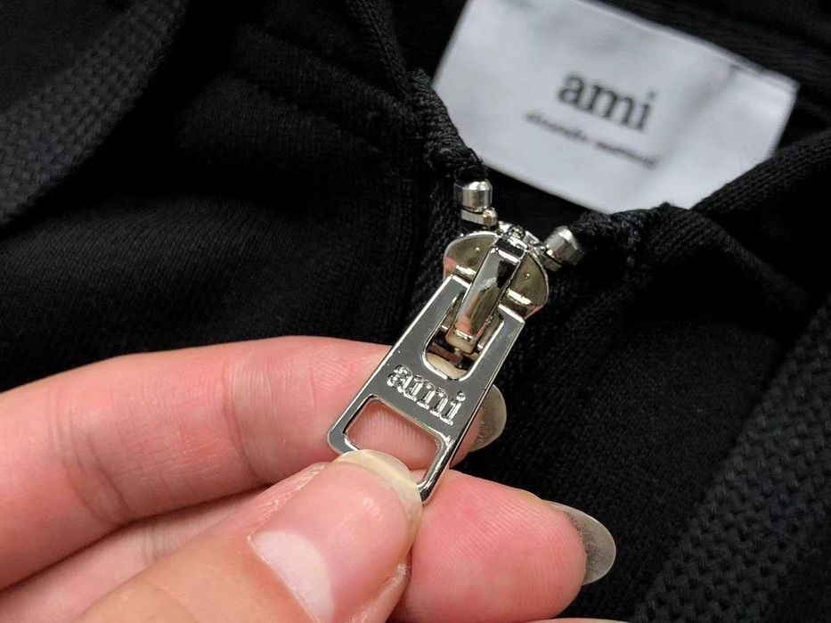 Оверсайз зіп-худи AMI Paris кофта худі Ами Париж