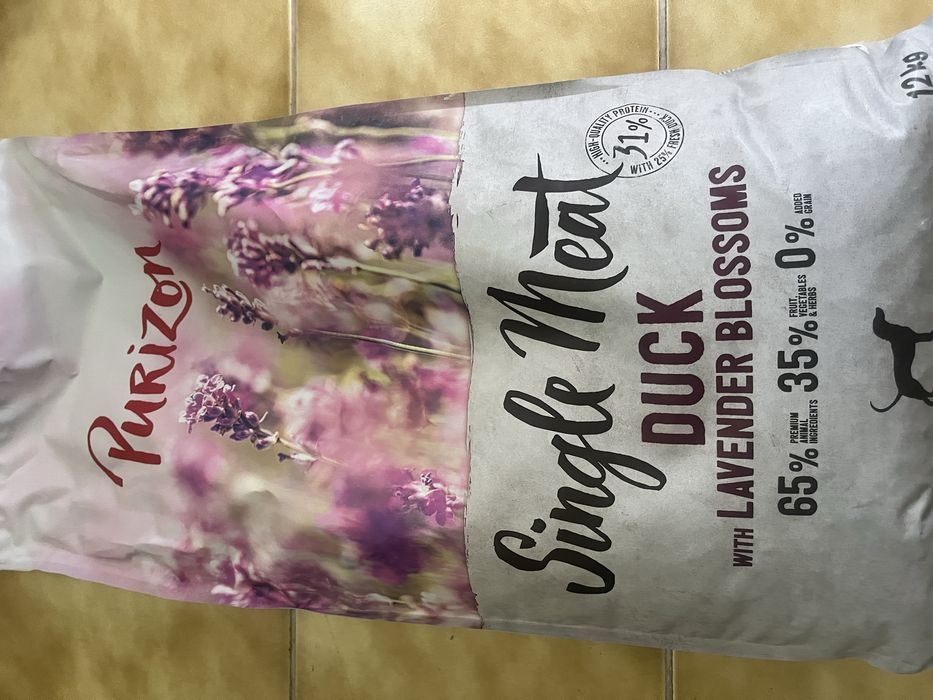 Karma sucha dla psów Purizon Single meat duck with lavender 12kg
