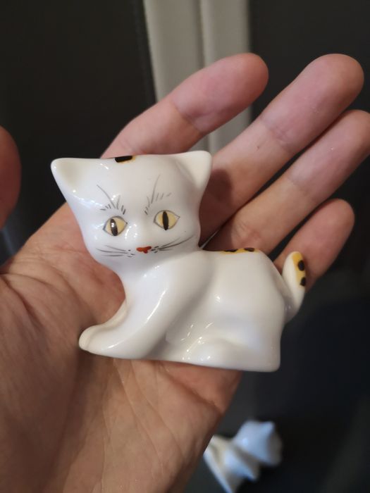 Dwa kotki, koty figurki