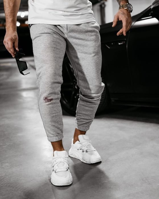Spodnie dresowe męskie Olavoga Dainaru M L XL szare czarne