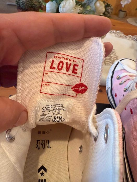 Converse różowe damskie trampki Love Me  39