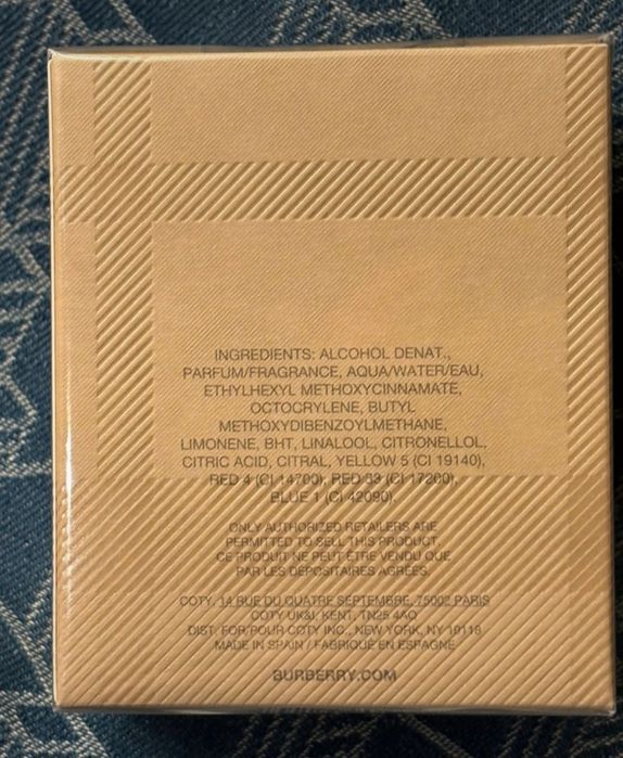 Perfume Burberry - 50ml novo