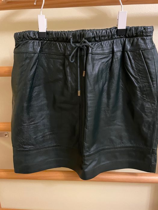 Minissaia Mini-saia mini saia em pele verde La Redoute tamanho M