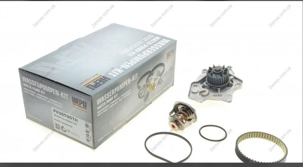 Комплект термостат, помпа, ремінь 1.8 TSI octavia, golf, yeti