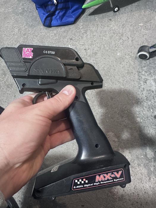 Aparatura nadajnik RC drift Sanwa MX-V 5 odbiornik rx-37w