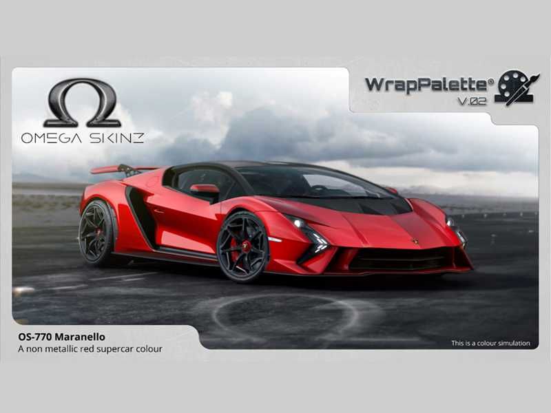 Folia Wrappingowa Samochodowa Ikonos Omega Skinz Maranello OS-770