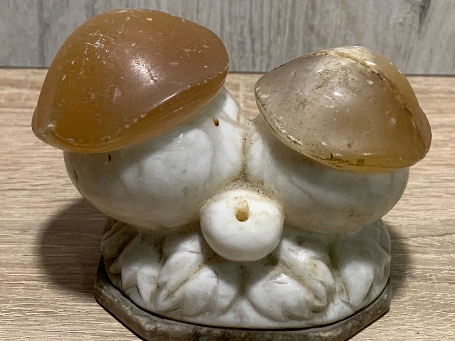 Шкатулка статуетка камень Грибы