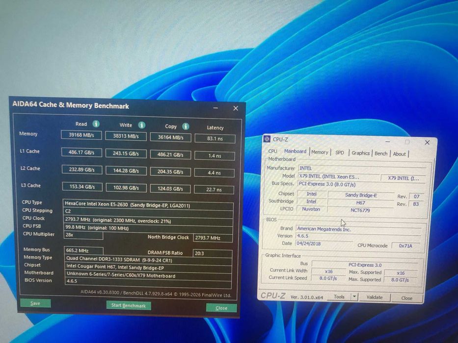 Комплект x79+ 16 gb+ xeon e5 2630