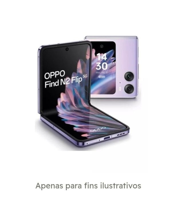 Oppo Find N2 Flip - Lilás + Relógio Oppo Watch 2 Wi-Fi G4M 42mm