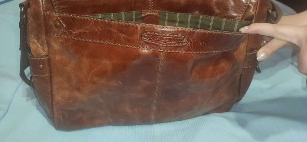 Сумка шкіряна fossil brand