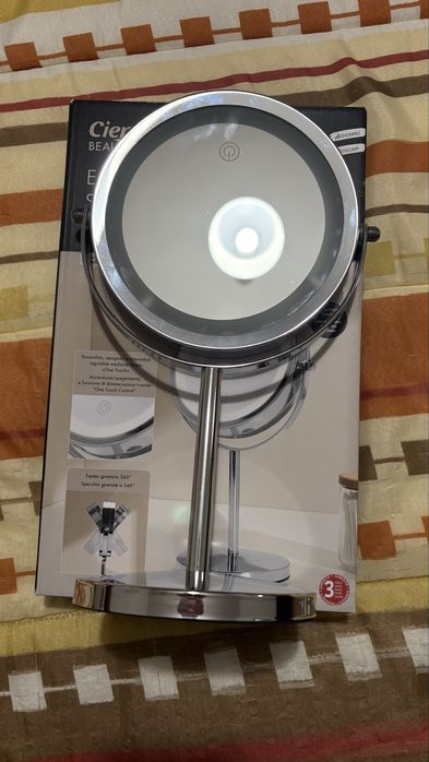 Espelho de Maquilhagem  com Ampliação 5x - Cien Beauty