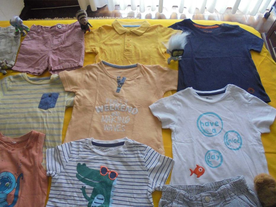 lote de roupa de menino a viola do Panda