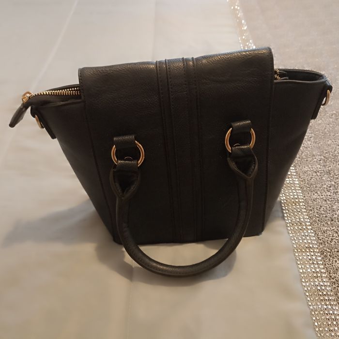 Mala cortefiel azul escuro como nova