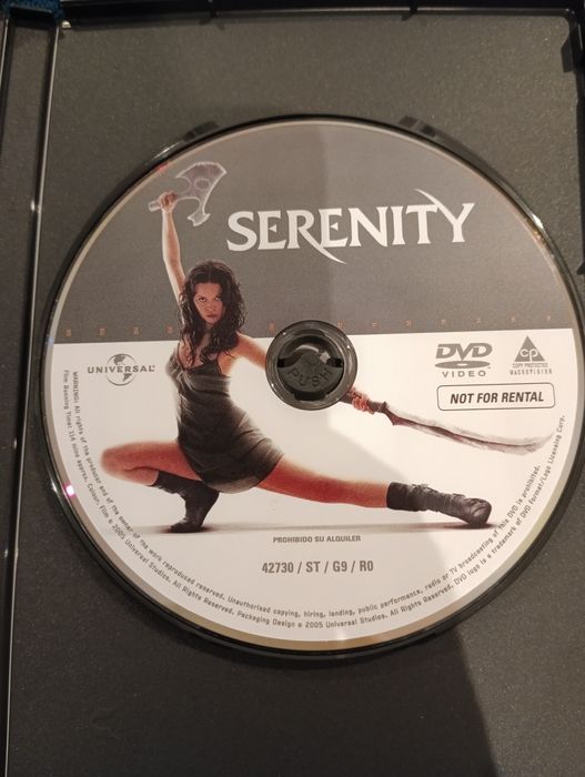 DVD serenity.    .