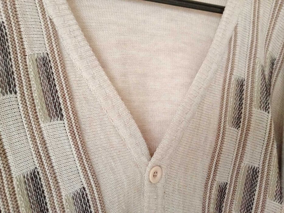 Sweter rozpinany męski XXXL
