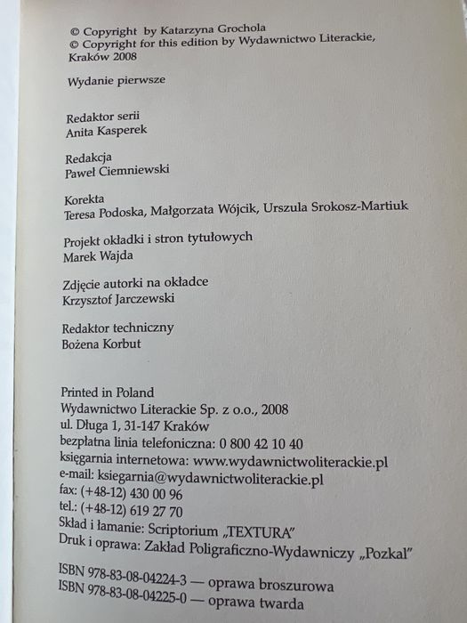 Katarzyna Grochola Trzepot skrzydeł