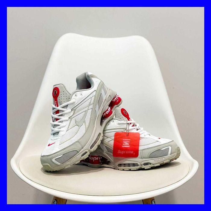 БЕЗ ПЕПЕДПЛАТ  Supreme x Nike Shox Ride 2 SP White Grey