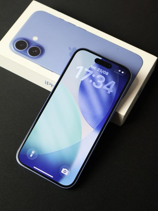 iPhone 16 128gb Azul Ultramarino Caixa e Carregador