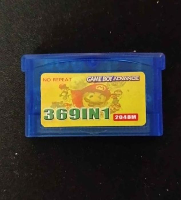 Cartucho com vários jogos game Boy advance