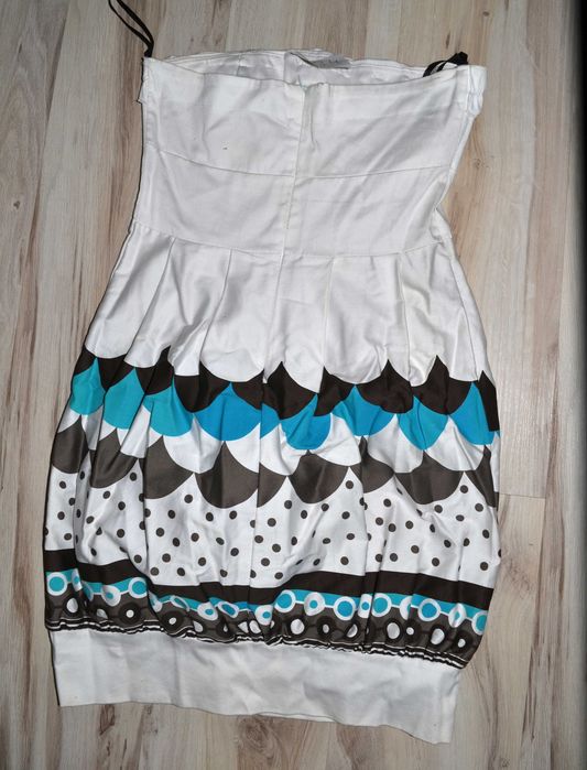 374# elegancka sukienka z bawełny bombka  36/38