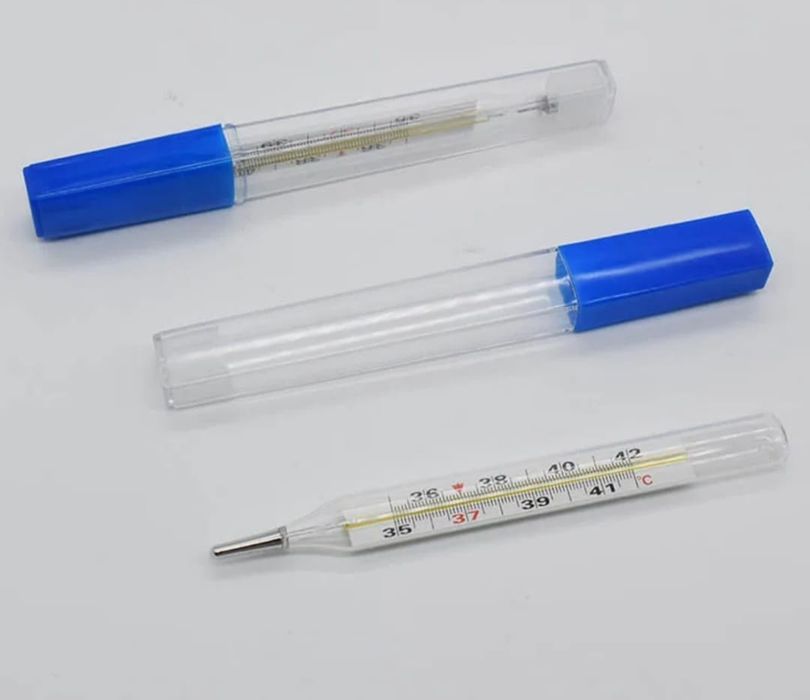 Термометри скляні ртутні