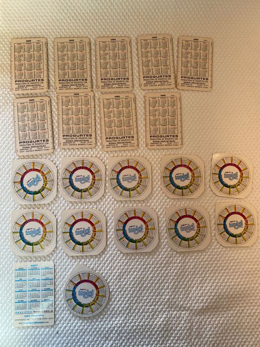 21 Calendários de coleção iophil 1995 e 1986