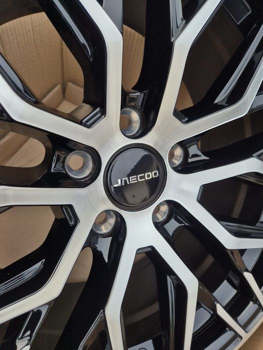 #RS4 Alufelgi R18 5x108 OMODA JAECOO Nowe Czarne TPMS śruby