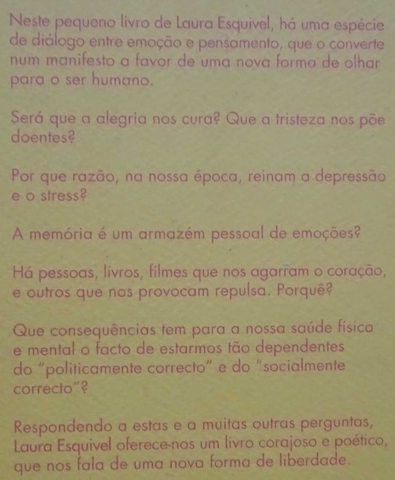 O Livro das Emoções de Laura Esquivel