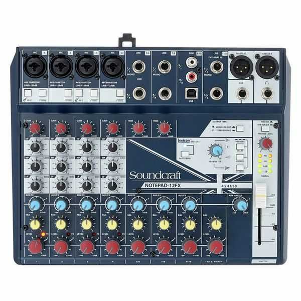 Soundcraft Notepad-12FX (Nova) - 150€