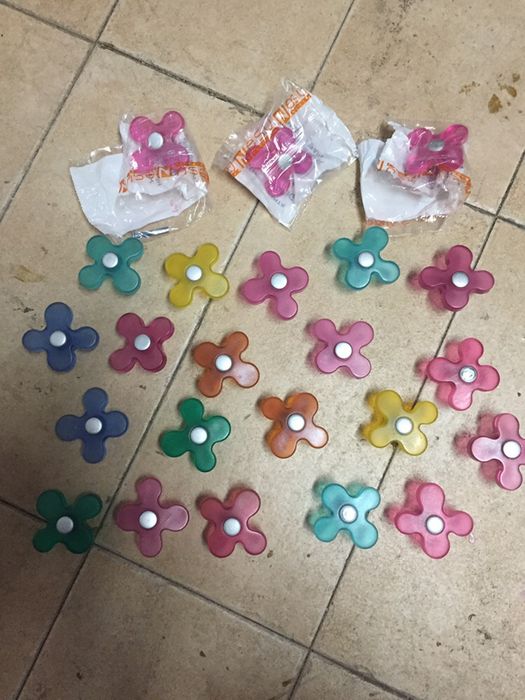 Puxadores em forma de flor