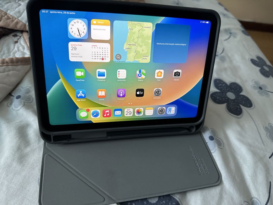 iPad Mini 6 Gold como novo quase sem uso mais capa