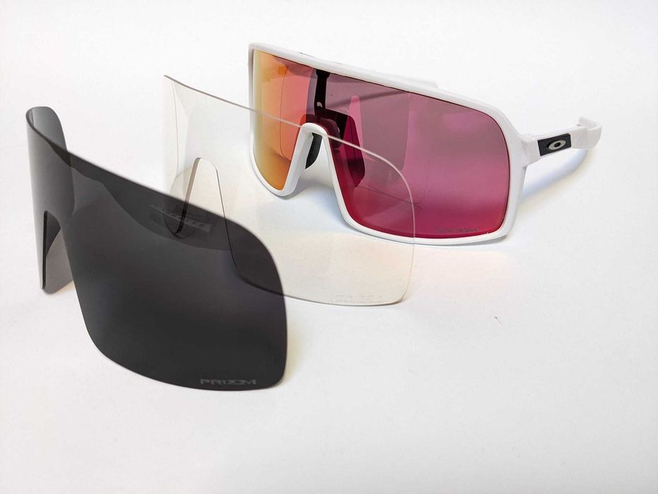 Велоокуляри велоочки Oakley Sutro набір 3 лінзи
