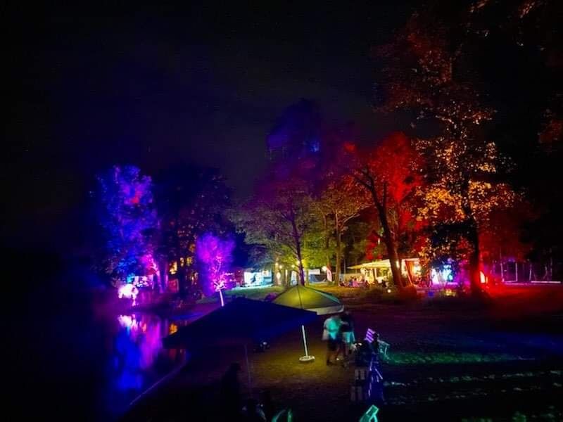 Wynajem oświetlenia naglosnienia na imprezę laser stroboskop dymiarka