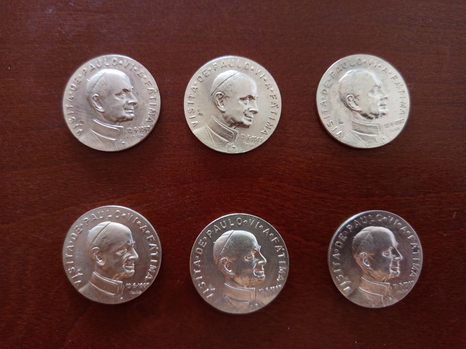 Medalha em prata Aparições de Fátima