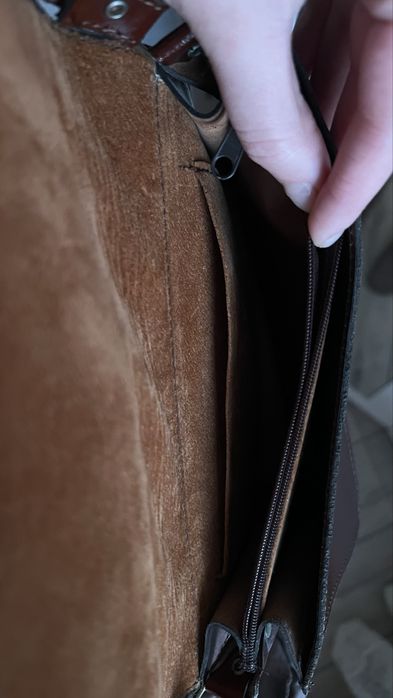 Сумка бренд Longchamp шкіряна