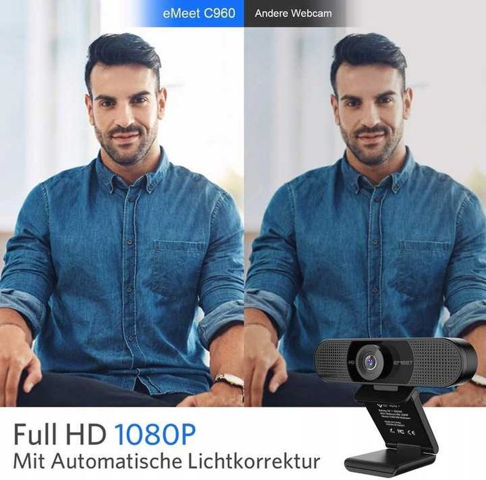 EMEET C960 Kamera internetowa full HD 1080P